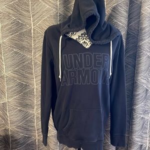 Under Armor V Neck Sweatshirt Black Sz L